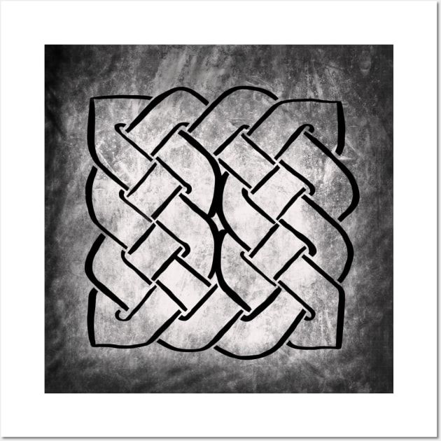 Celtic Twist Artwork - Stone effect Wall Art by Aesir_Artwork